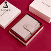 FOXER Women's Soft PU Leather Coin Wallet