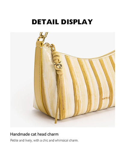 BAFELLI Vintage Genuine Leather Shoulder Bag