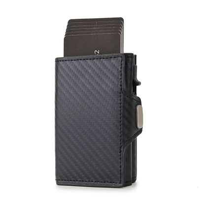 Rfid Carbon Fiber Card Holder Wallets