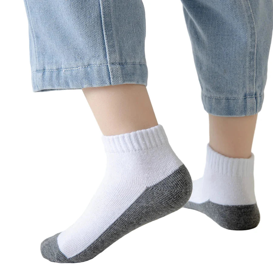 5 Pairs of Cotton Socks – For Boys & Girls (1–12 Years) Habicare