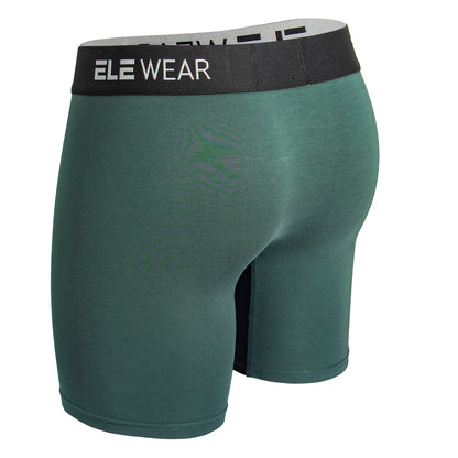 Men's Bamboo Boxer Briefs for Men - Long Sports Underwear, Moisture-Wicking - ShopHub