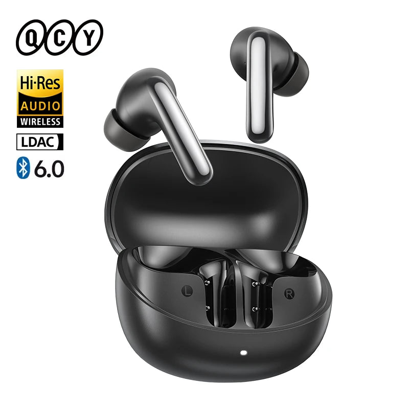 Immerse Yourself with QCY Melobuds N60 Wireless Earphones - Dual Driver, Hi-Res Audio with ANC