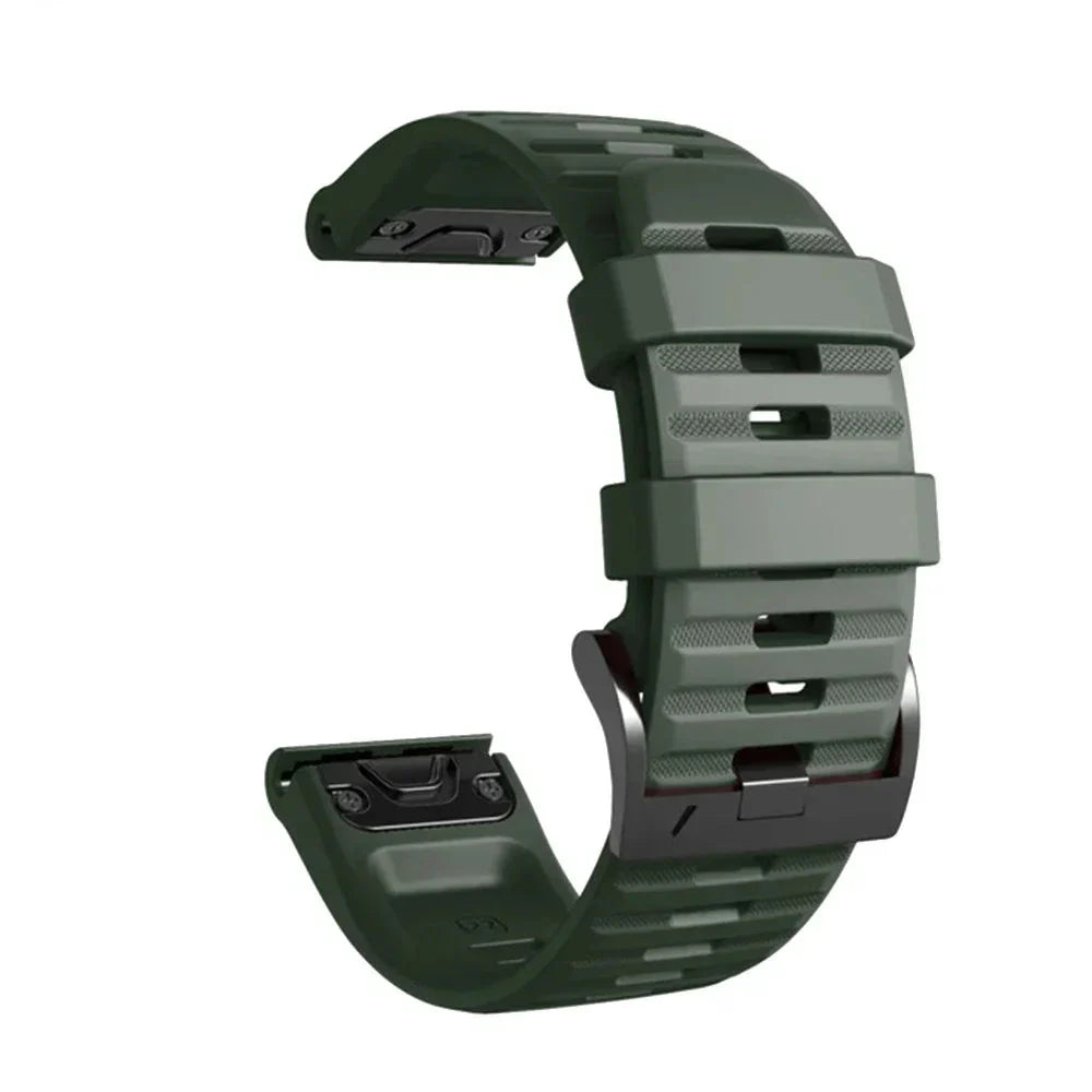 QuickFit Silicone Strap for the Garmin Flagship Models (2 sizes & 46 colours available) Habicare