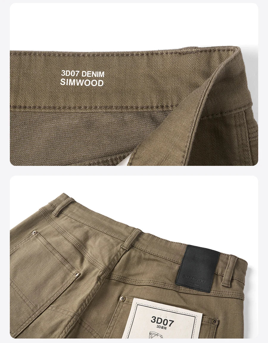 SIMWOOD 10oz Draping Motorcycle Riding Jeans