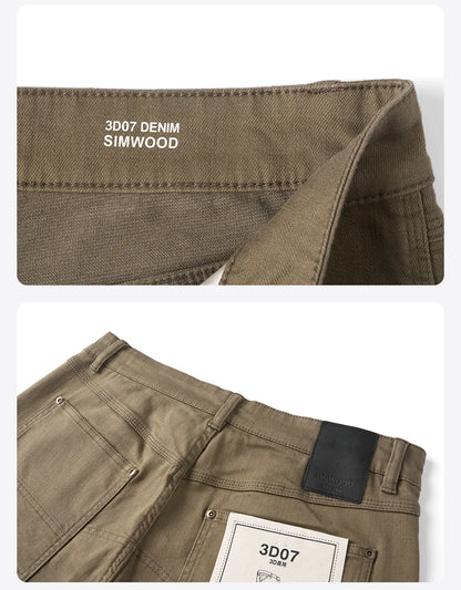 SIMWOOD 10oz Draping Motorcycle Riding Jeans