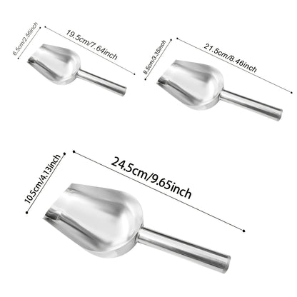 3PC Stainless Steel Scoop Set - ShopHub