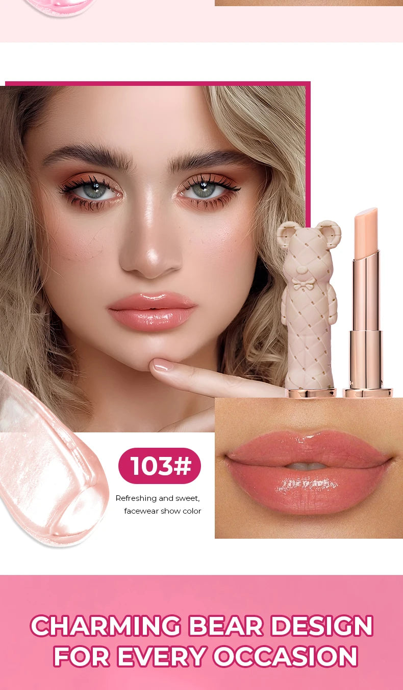 Beauty Glazed Bear Moisturising Lipstick