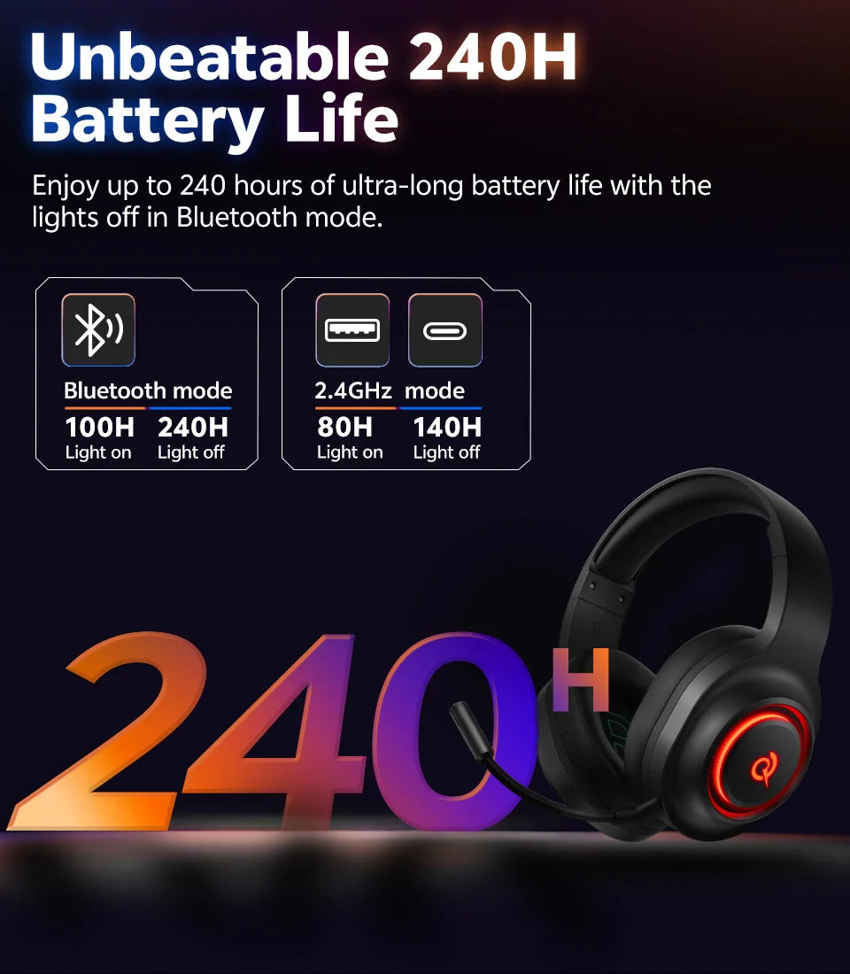 QCY Heroad V200 Gaming Headset - ShopHub