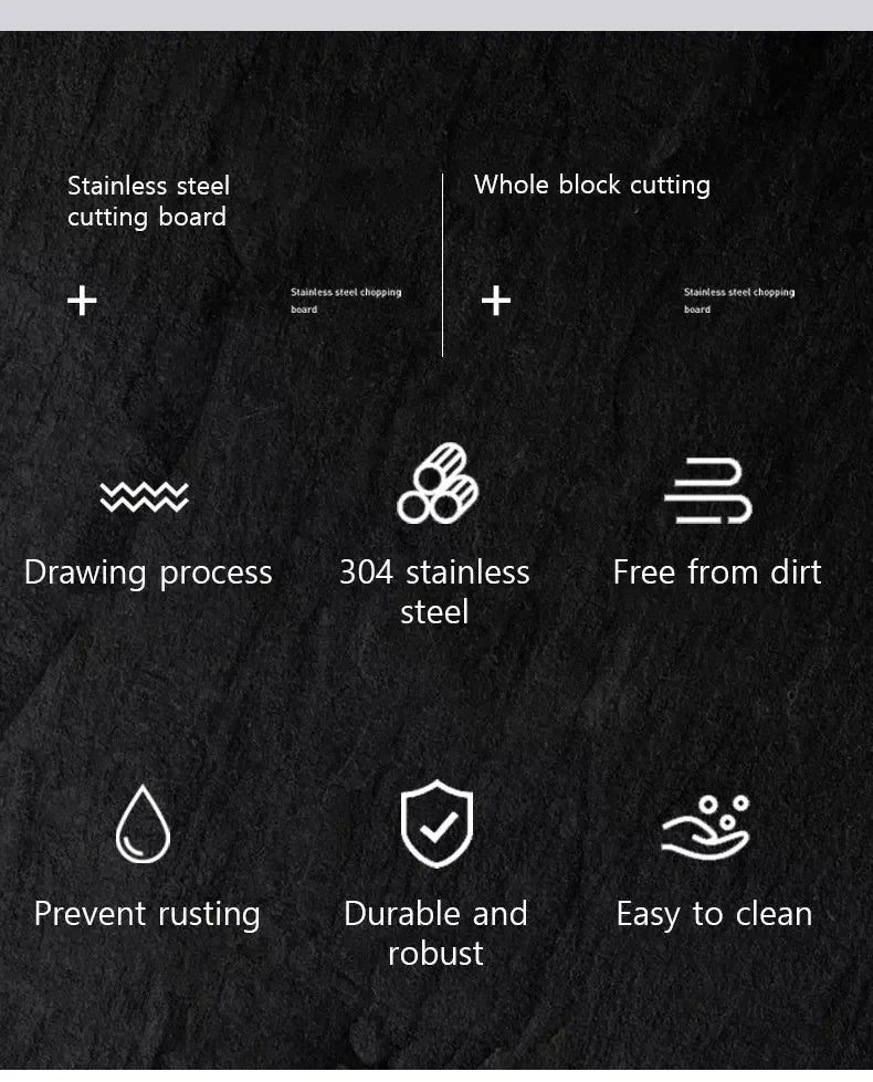 3PCS Stainless Steel Cutting Board - ShopHub