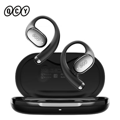 QCY Crossky R70 Wireless Headphones - Hi-Res Open-Ear Bluetooth 6.0 Earhooks with Bass Boost - ShopHub