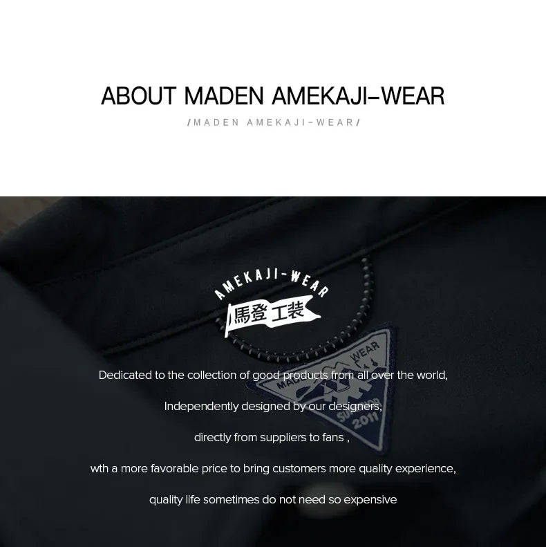 Maden Vintage 15oz Embroidered Denim Jeans