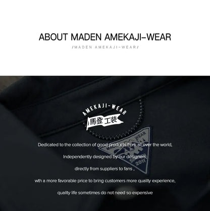 Maden Vintage 15oz Embroidered Denim Jeans