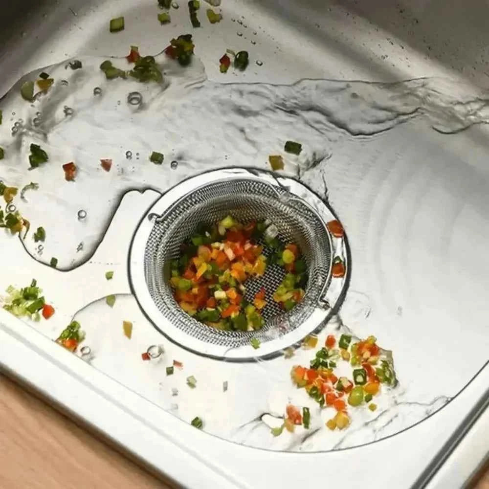 1Pc Stainless Steel Sink Filter, Kitchen Tools, BBQ, Kitchen Items, Premium Kitchens Accessories for Food Residue Catcher