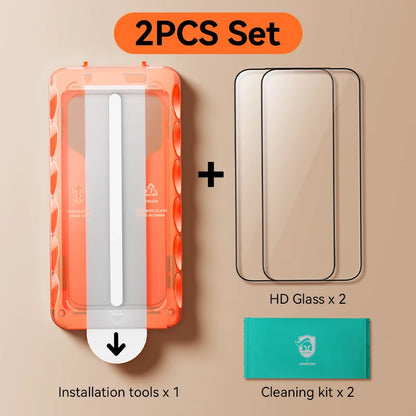 Joyroom Premium Tempered Glass Screen Protectors for iPhone 16, 17, and 18 Series