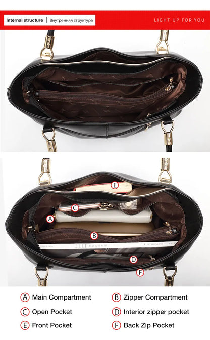 FOXER New Elegant Shoulder Bag for Women Luxury Designer Handbags Cowhide Leather Female Messenger Crossbody Bag Purse