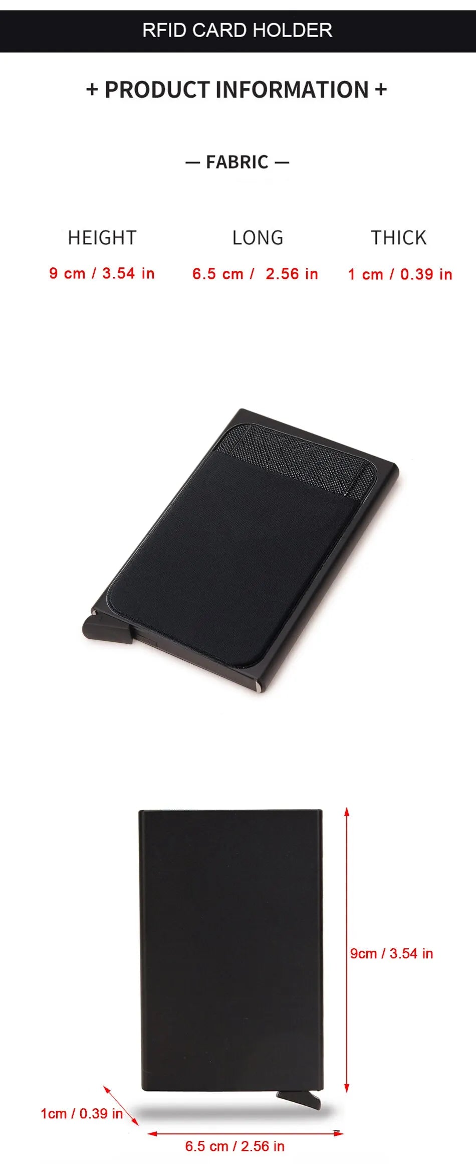 Multi Bank Credit Card Holder Men's Wallet RFID Business Anti-theft Slim Thin Wallet Men Money Card Bag Male Purses Walet Fo Men