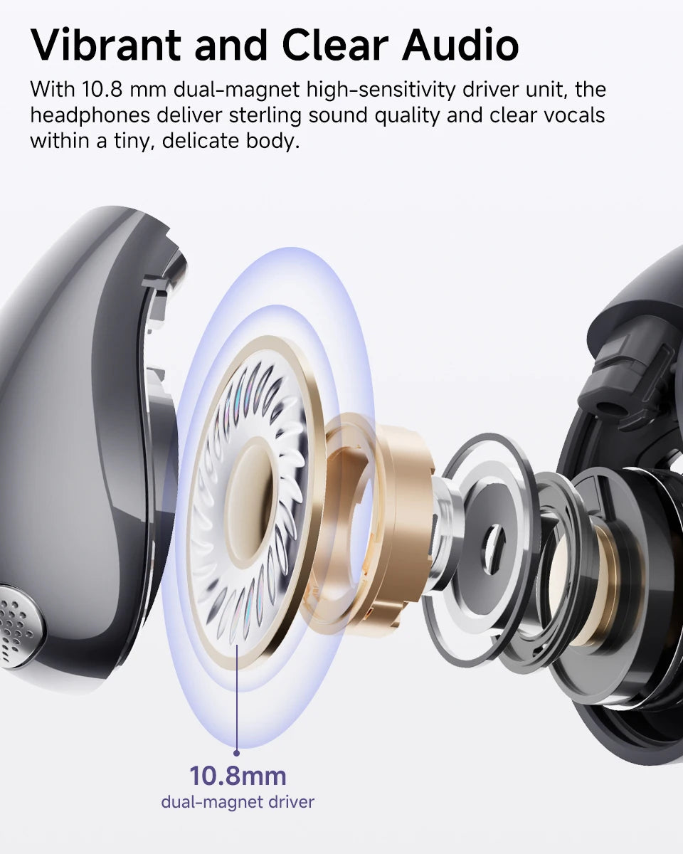 QCY Crossky C30 Wireless Earphones - Bluetooth 5.4 TWS Sports Earbuds with Dual-Connection and Waterproof Design - ShopHub