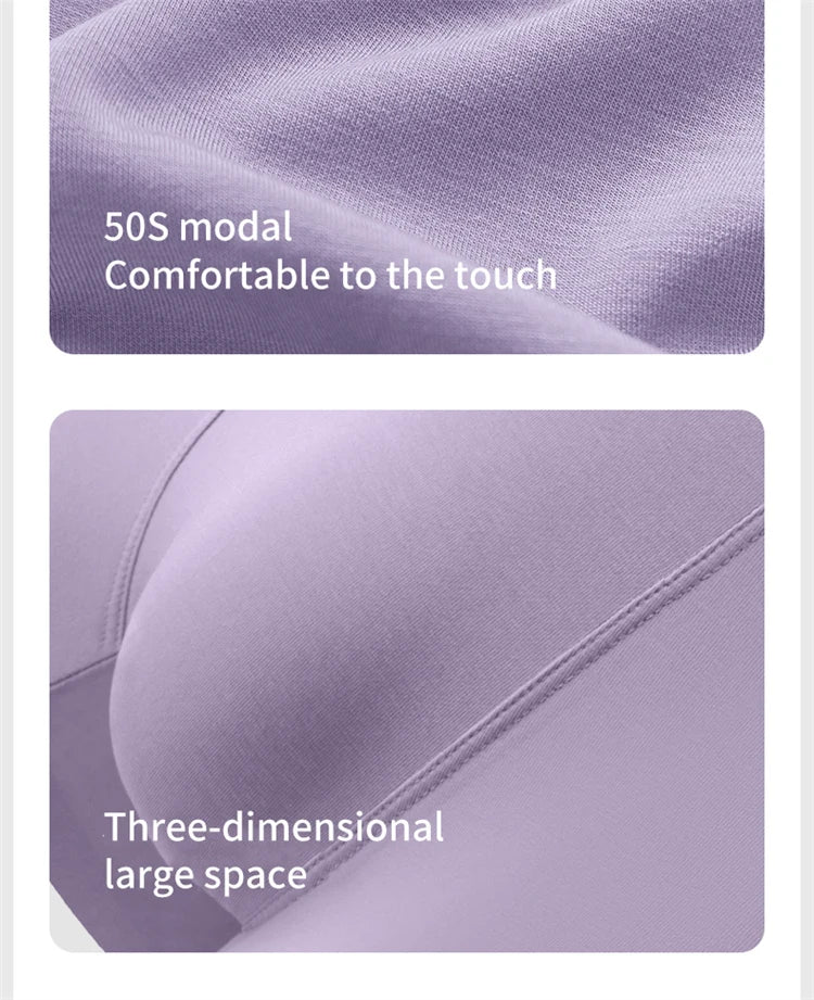 MiiOW Modal Men's Boxer Briefs 3pcs Set - Silky 50S Antibacterial Underwear - ShopHub