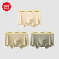 MiiOW Silky Ice Silk Men Boxers - 3Pcs - ShopHub