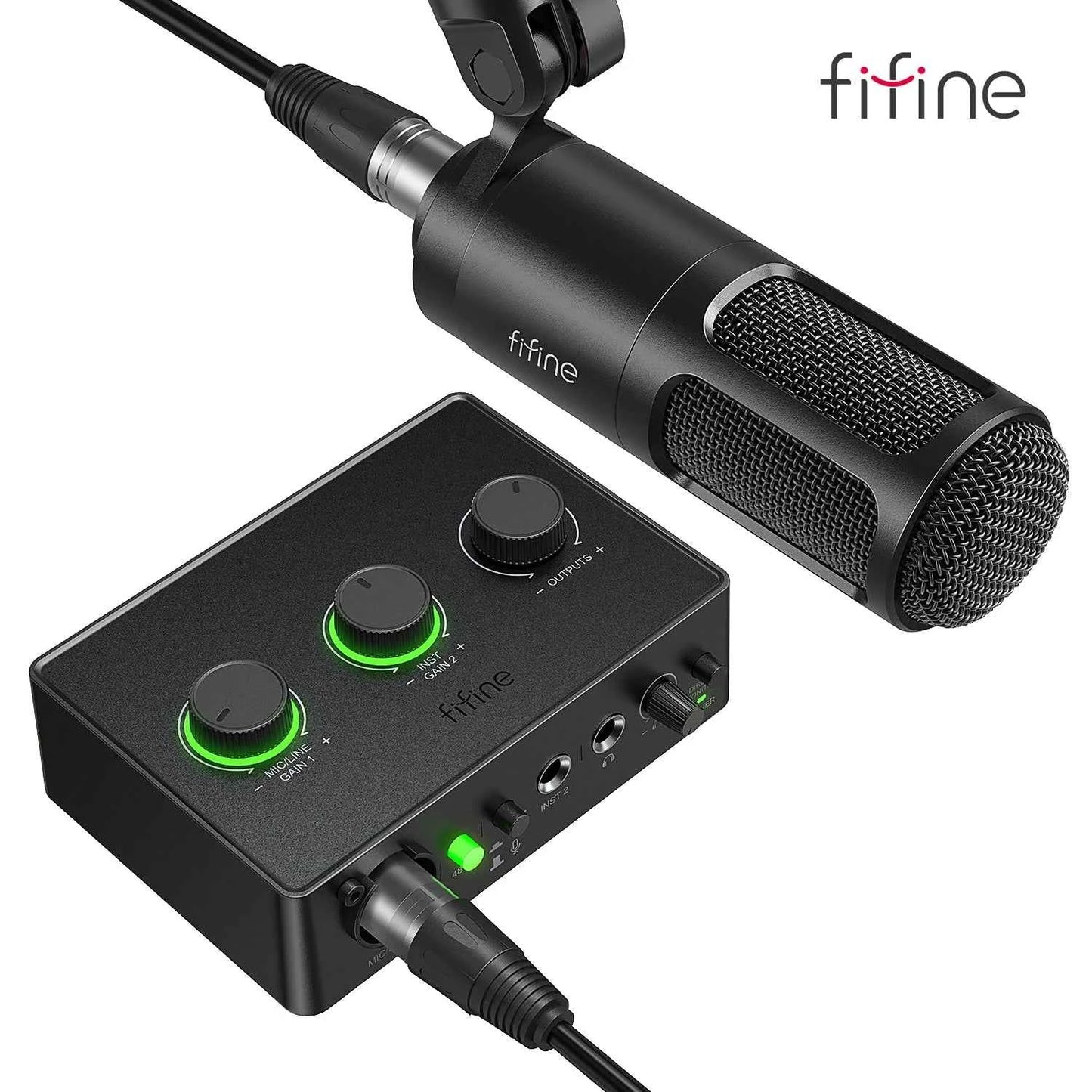 FIFINE Podcast Kit KS6: Elevate Your Audio Game with All-in-One Studio Quality