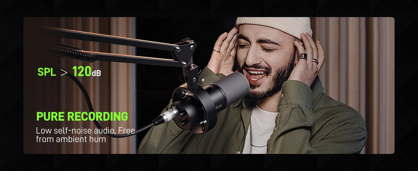 Enhance Your Audio Experience with the FIFINE Dynamic Microphone K688