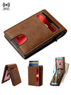 Luxury Brand Credit Card Holder Men Wallets Rfid Cardholder Hardcase Wallet for Men Smart Wallet with Id Slot Fathers Day Gifts