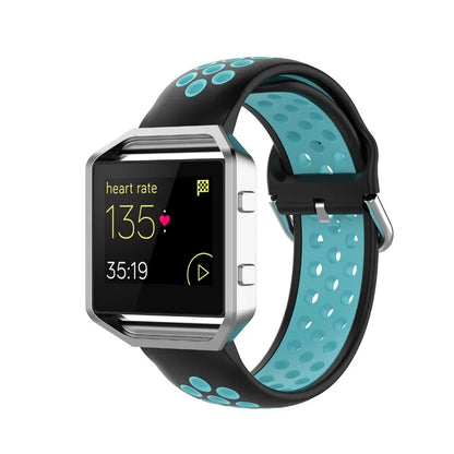 Silicone Sport Strap for the Fitbit Blaze/Versa/Versa 2/Lite Series (15 colours available) Habicare