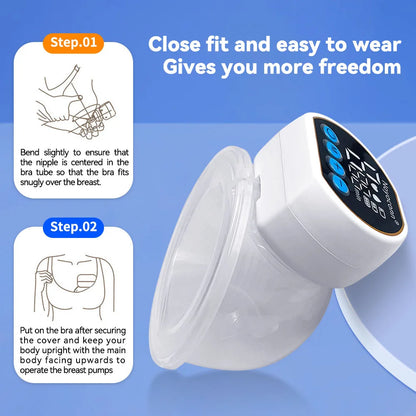 MAMIJOY Portable Double-sided Wearable Smart Breast Pump