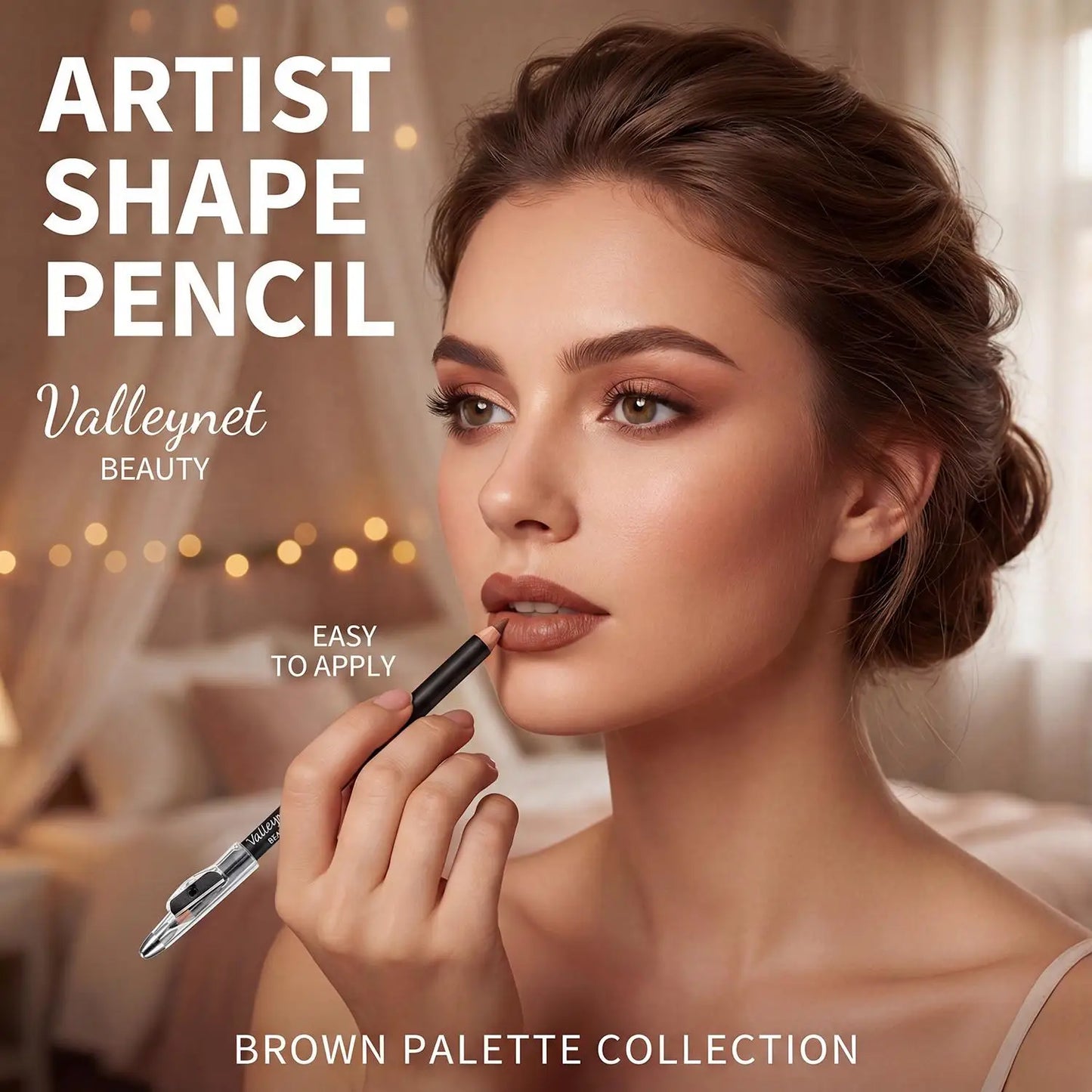 4 Piece Brown Shades Lip Liner Set