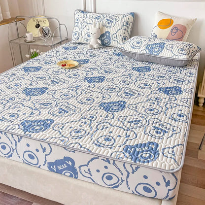 Transform Your Sleep with Our Cooling Summer Bed Mat & Pillowcase Set