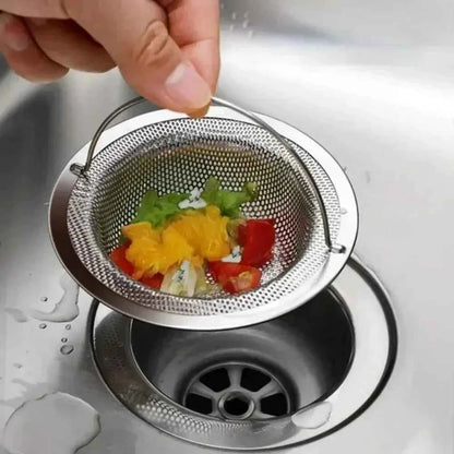 1Pc Stainless Steel Sink Filter, Kitchen Tools, BBQ, Kitchen Items, Premium Kitchens Accessories for Food Residue Catcher