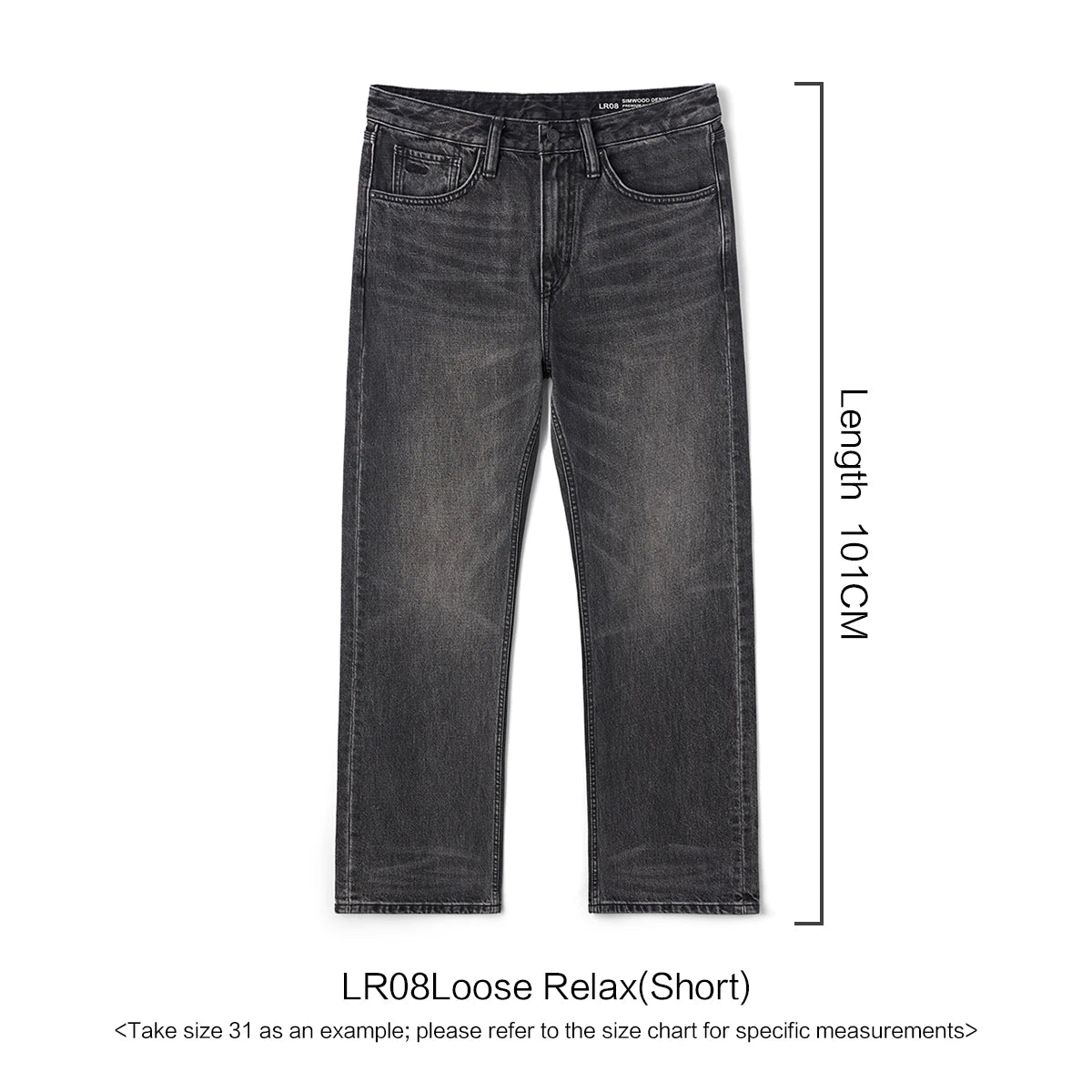 SIMWOOD Loose Relax 13.5oz Heavyweight Washed Vintage Jeans