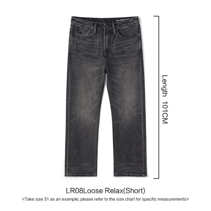 SIMWOOD Loose Relax 13.5oz Heavyweight Washed Vintage Jeans