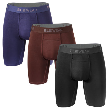 3 Pack Men's Breathable Modal Underwear - Comfortable Boxershorts - ShopHub