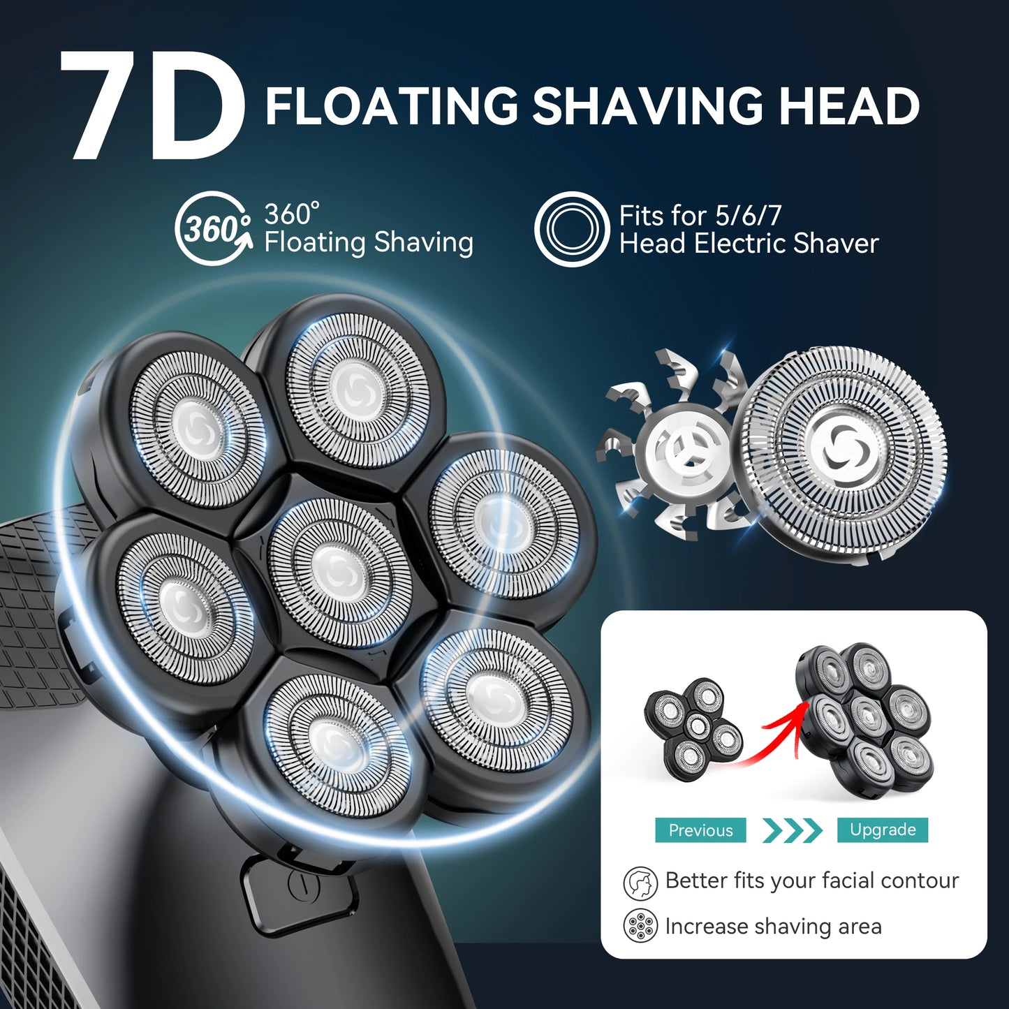 Kensen Razor Head Replacement Shaver Head