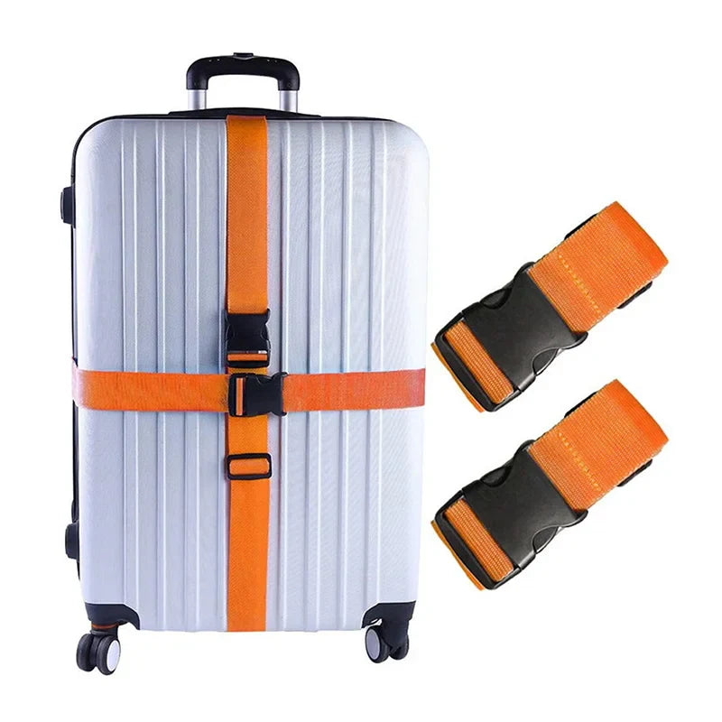 Adjustable Luggage Straps (Pack of 2, with 7 colours available) Habicare