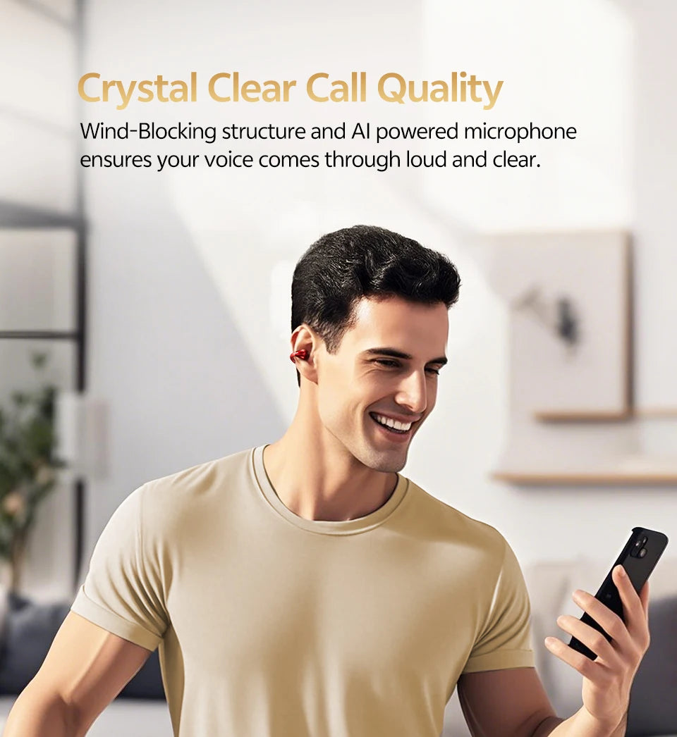 QCY C30S Open Ear Bluetooth Headphones with LDAC Wireless Technology and 40H Playtime - ShopHub