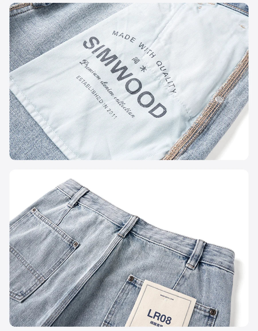 SIMWOOD 11oz Loose Relax Logging Jeans