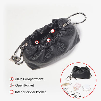 FOXER Brand 2026 New Chic Small Crossbody Bag for Women Genuine Leather Fashion Mini Female Shoulder Bag Lady Chain Phone Purse