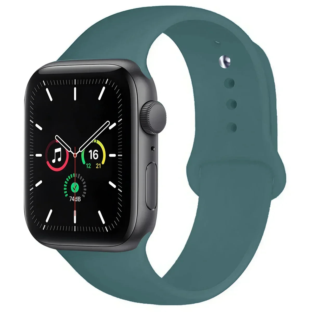 Silicone Replacement Strap for Apple Watch Series (38mm - 42mm) (available in 45 colours) Habicare