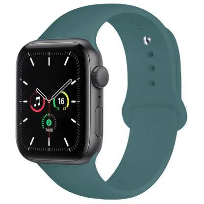 Silicone Replacement Strap for Apple Watch Series (38mm - 42mm) (available in 45 colours) Habicare