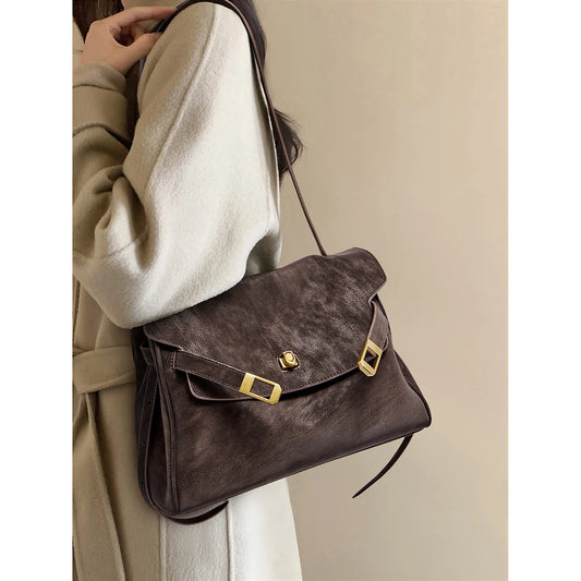 FOXER Women's Leather Shoulder Tote Bag