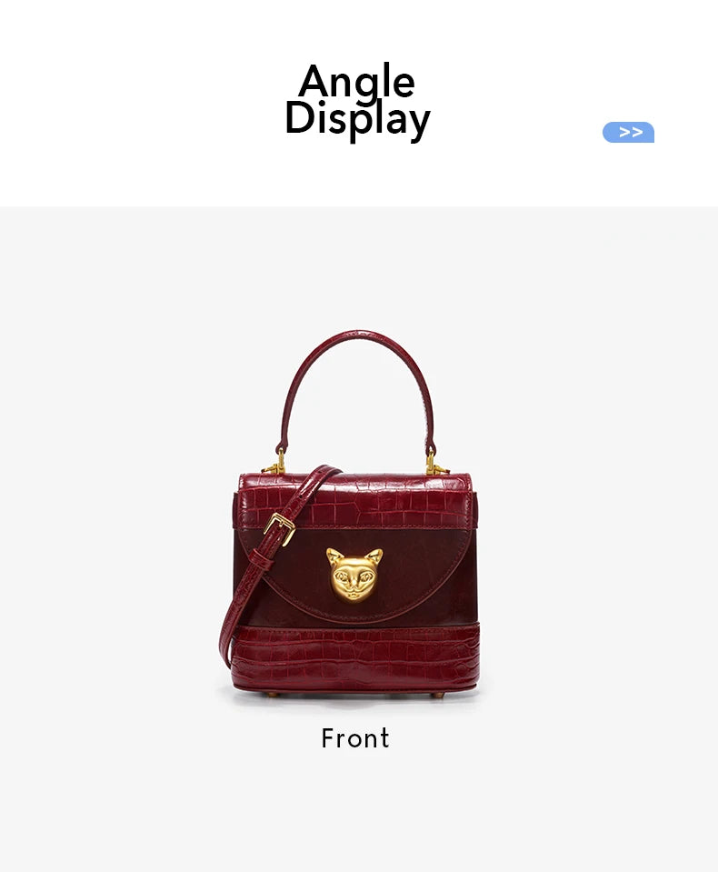 BAFELLI Animal-Print Leather Flap Crossbody
