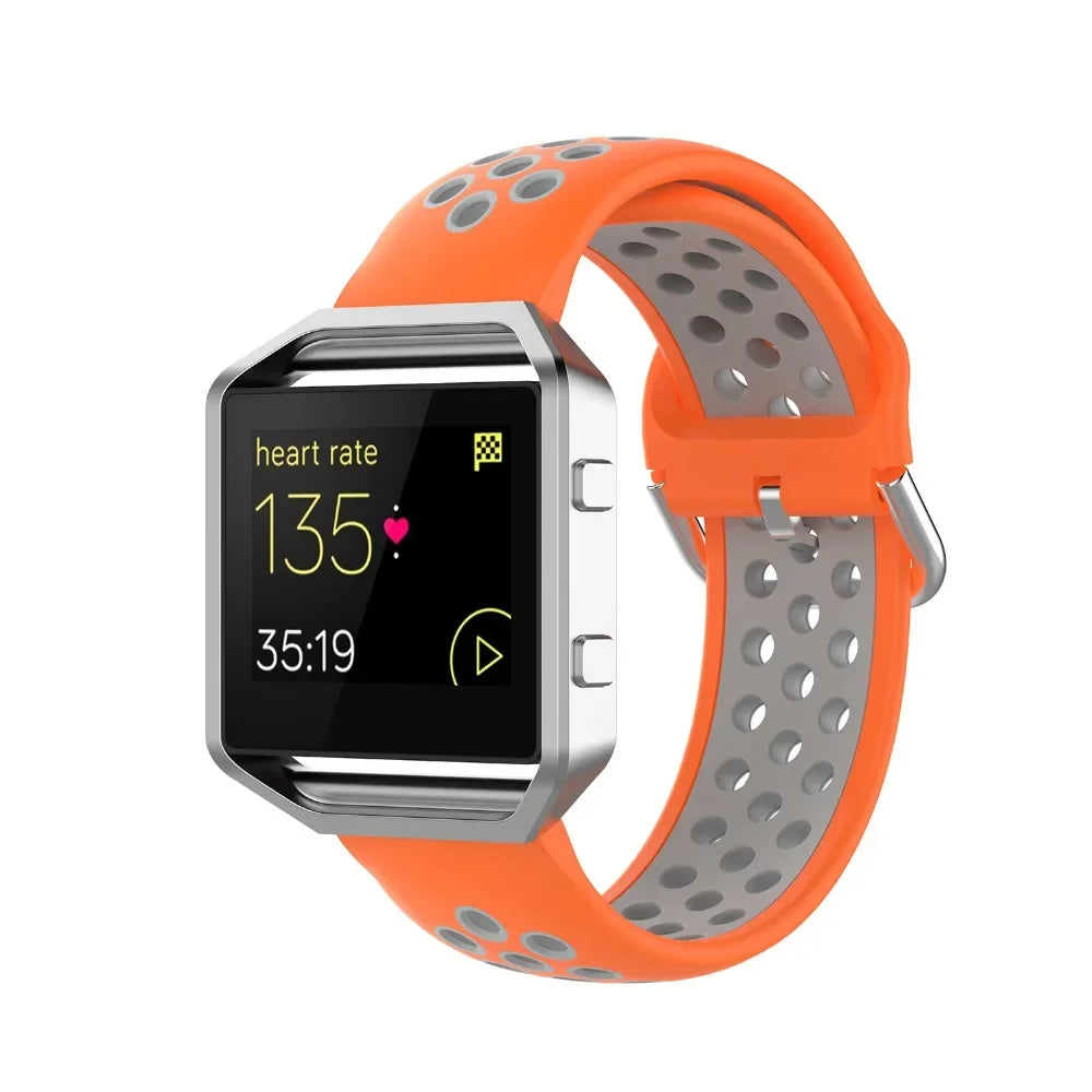 Silicone Sport Strap for the Fitbit Blaze/Versa/Versa 2/Lite Series (15 colours available) Habicare