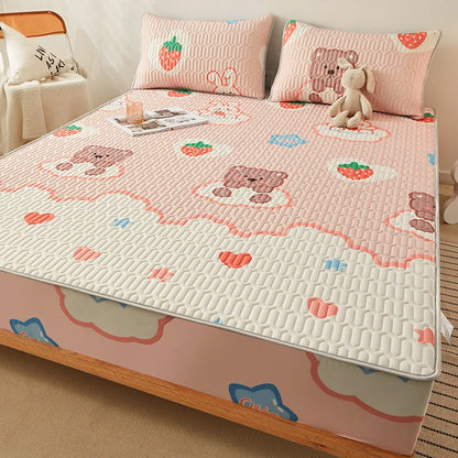 Transform Your Sleep with Our Cooling Summer Bed Mat & Pillowcase Set