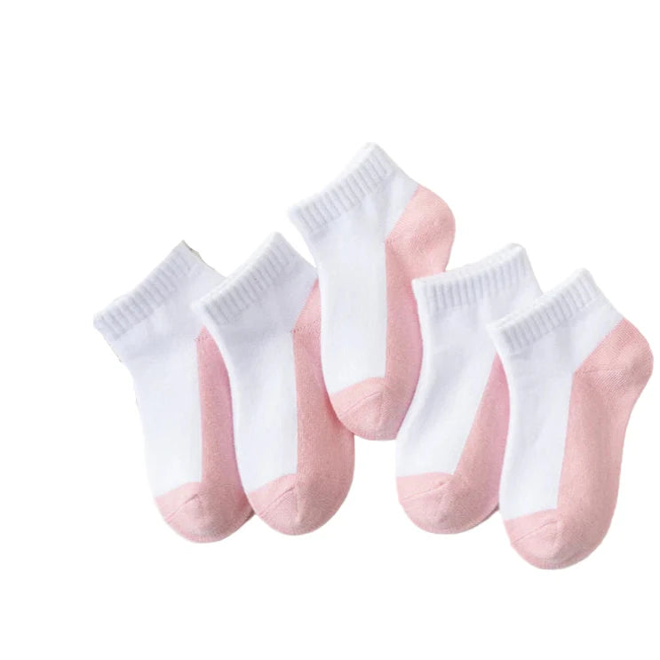 5 Pairs of Cotton Socks – For Boys & Girls (1–12 Years) Habicare