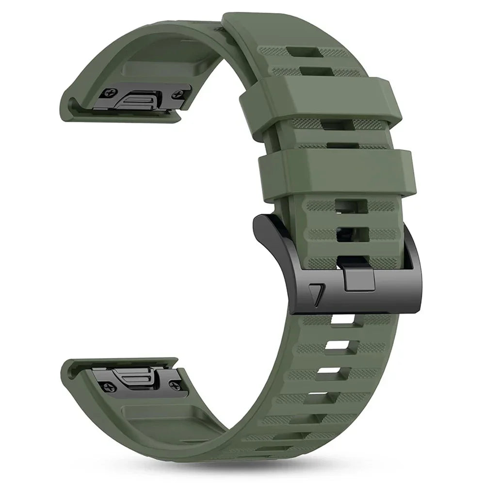 Quickfit Silicone Strap for the Garmin Watch Series (available of various range of models and 46 colours) Habicare