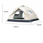 Automatic Quick-Open Camping Tent (2 sizes available) Habicare