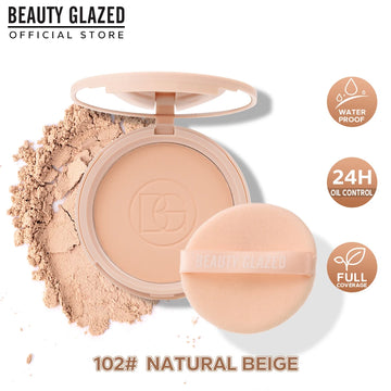 Matte face powder by ShopHub NZ with oil control and a smooth, natural finish for makeup application.