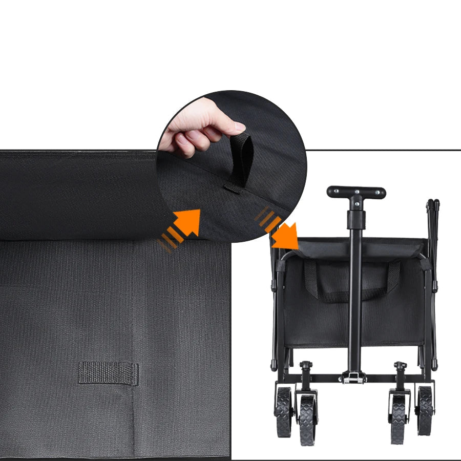 Foldable Portable Camping & Utility Cart – Heavy Duty Habicare